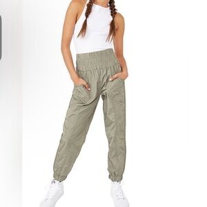 Free People Movement The Way Home Shiny Joggers